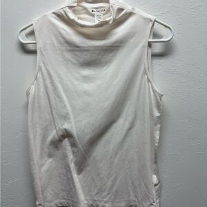 Athleta Cream High Neck Tank - size XS